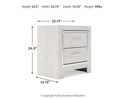 Altyra Nightstand - Dinettes Plus Furniture