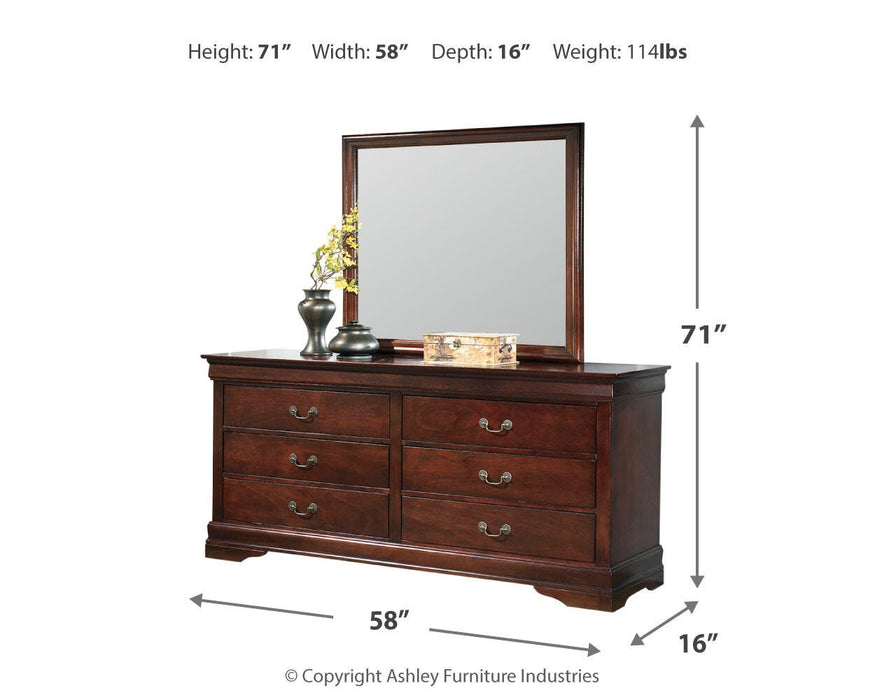 Alisdair Dresser and Mirror - Dinettes Plus Furniture