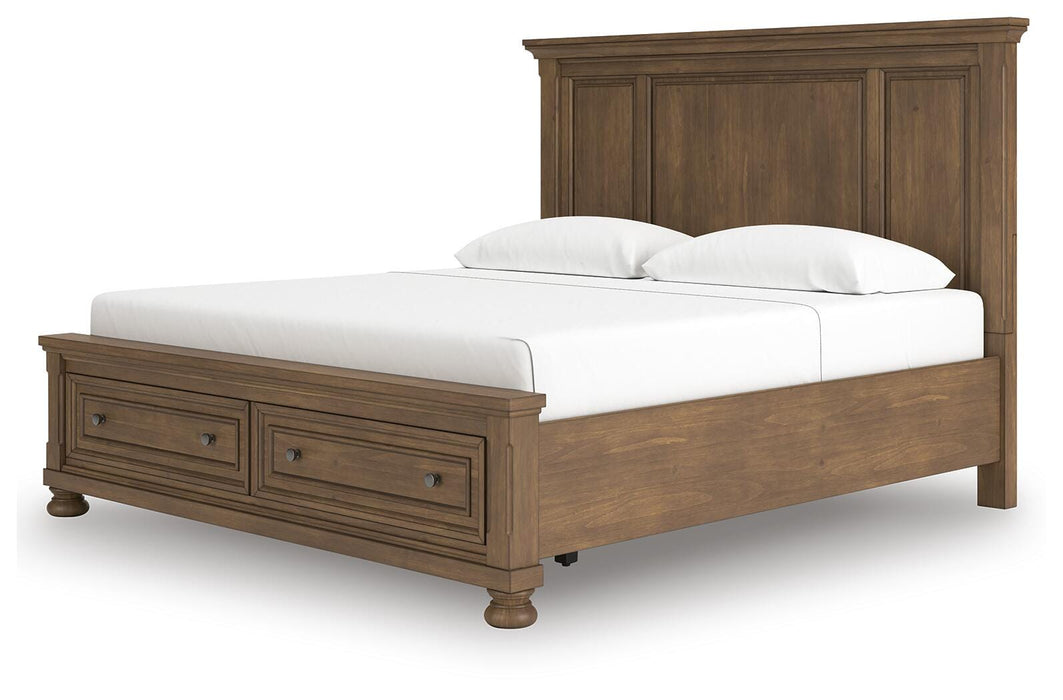Feddinger Panel Storage Bed - Dinettes Plus Furniture