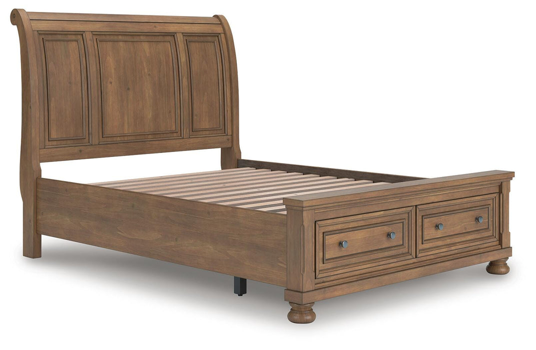 Feddinger Panel Storage Bed - Dinettes Plus Furniture