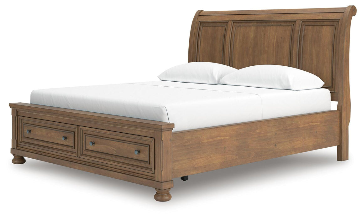 Feddinger Panel Storage Bed - Dinettes Plus Furniture