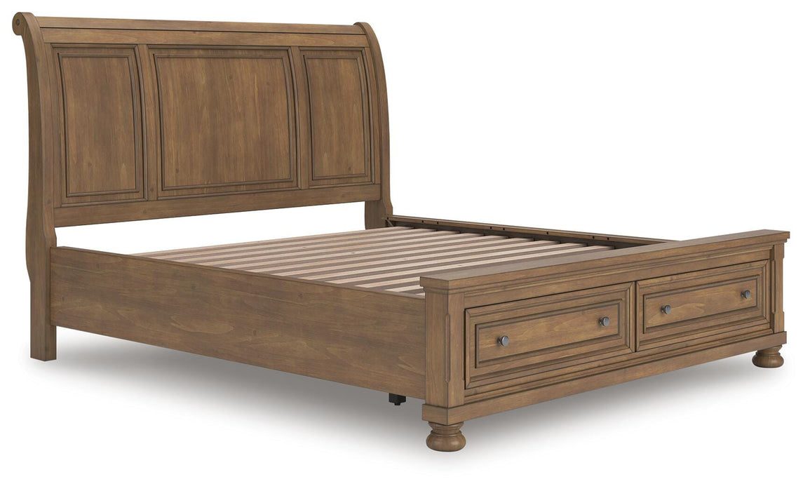 Feddinger Panel Storage Bed - Dinettes Plus Furniture