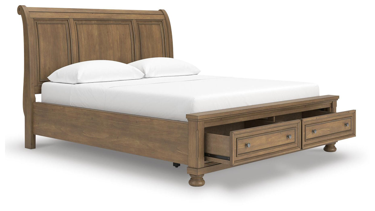 Feddinger Panel Storage Bed - Dinettes Plus Furniture