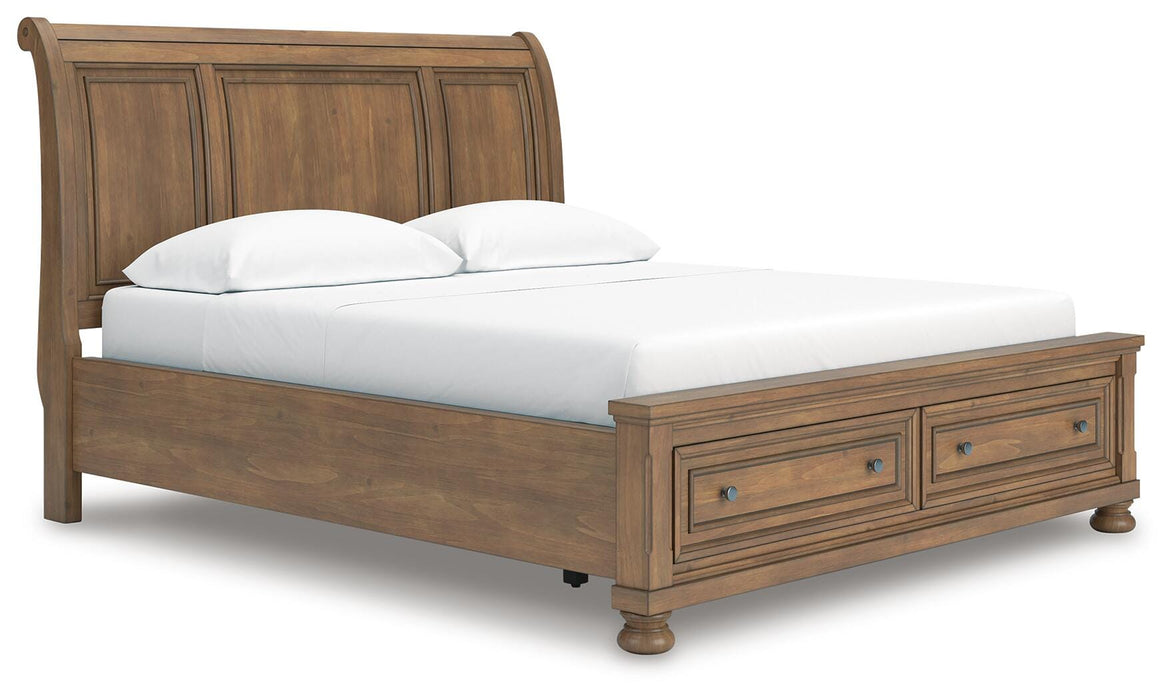 Feddinger Panel Storage Bed - Dinettes Plus Furniture