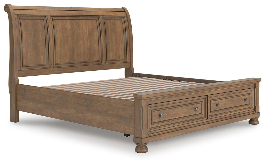 Feddinger Panel Storage Bed - Dinettes Plus Furniture
