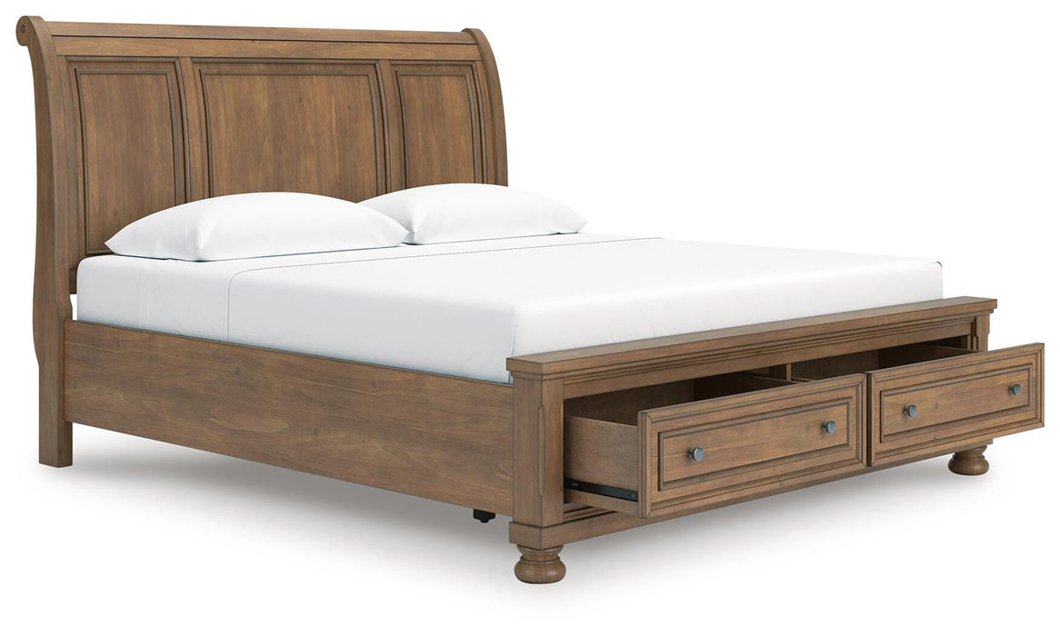 Feddinger Panel Storage Bed - Dinettes Plus Furniture