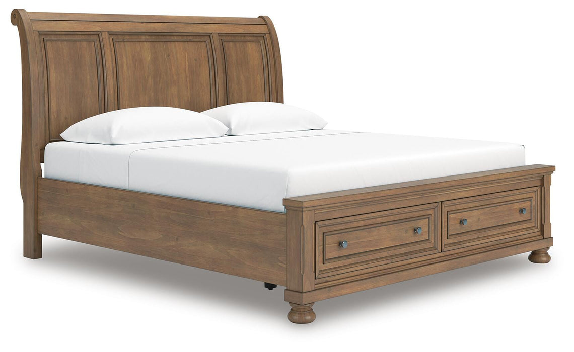 Feddinger Panel Storage Bed - Dinettes Plus Furniture