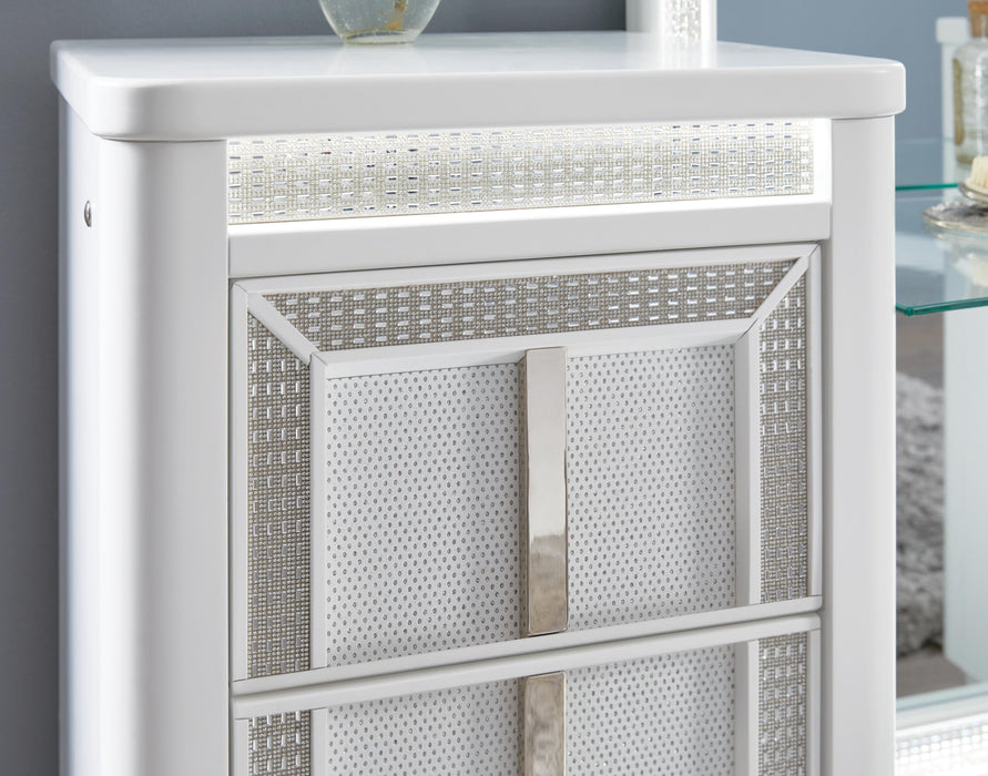 Chalanna Vanity with Mirror - Dinettes Plus Furniture