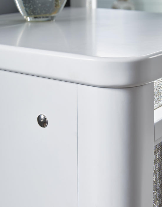 Chalanna Vanity with Mirror - Dinettes Plus Furniture
