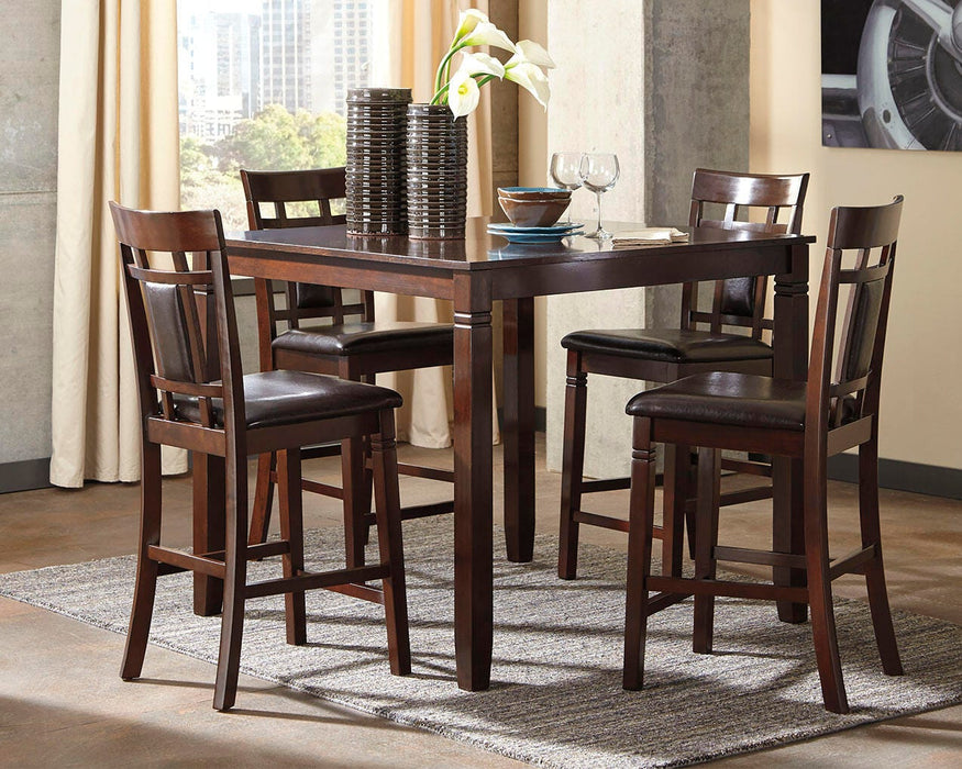 Bennox Counter Height Dining Table and Bar Stools (Set of 5) - Dinettes Plus Furniture
