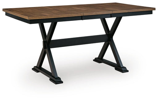 Wildenauer Counter Height Butterfly Extension Table - Dinettes Plus Furniture