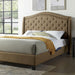 Carly Cal.King, E.King, Full, & Queen Bed Grey & Brown - Dinettes Plus Furniture