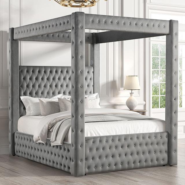 Etherea Bed Gray & Black