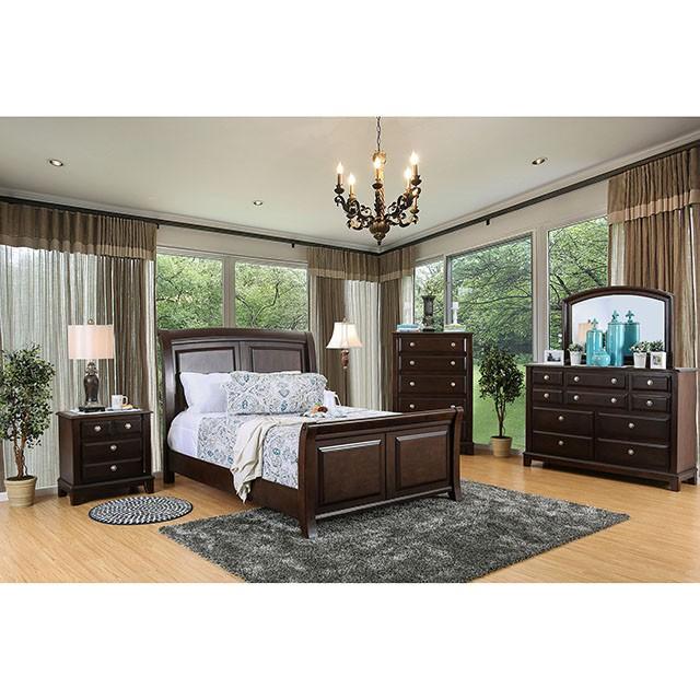 Litchville Brown Cherry Cal.King Bed