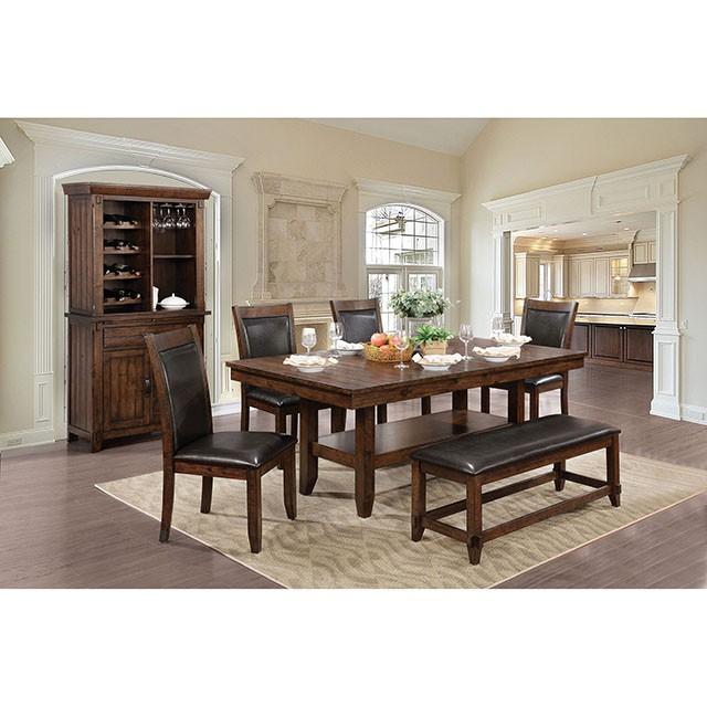MEAGAN I Brown Cherry Dining Table