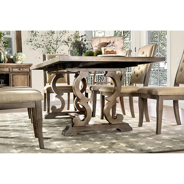 Patience Rustic Natural Tone Dining Table