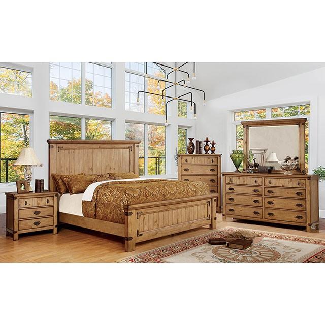 PIONEER Weathered Elm E.King Bed