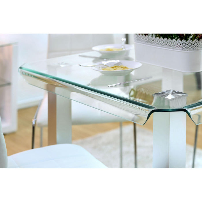 Richfield II Silver/Chrome Counter Ht. Table