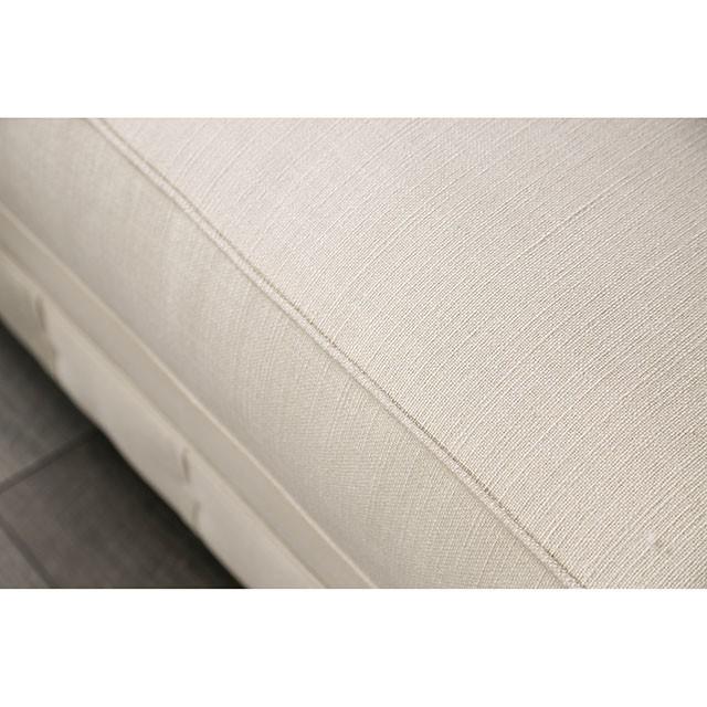 Gilda Beige/Black Love Seat