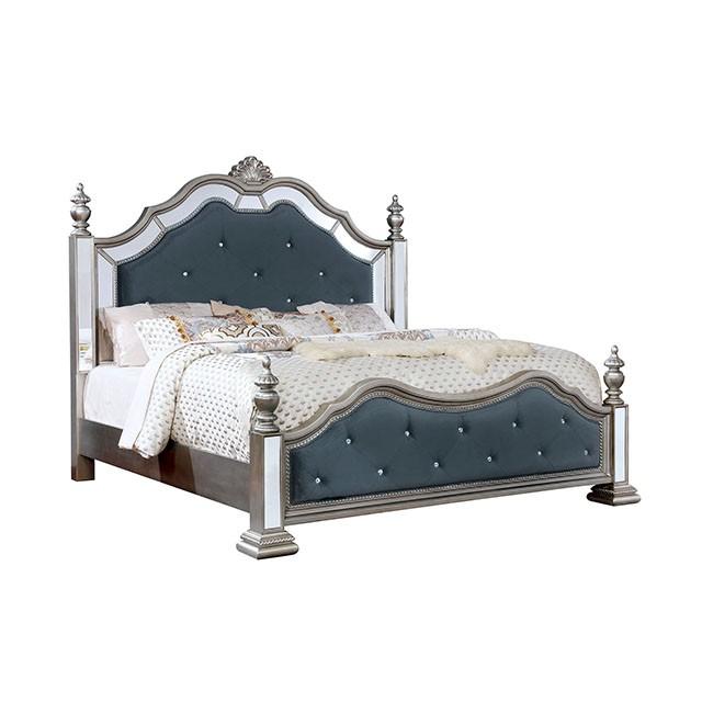 Azha Silver/Gray Queen Bed