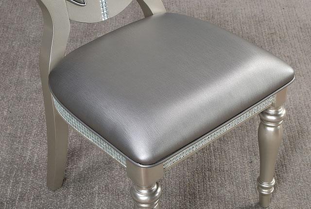 CATHALINA Side Chair (2/CTN), Silver