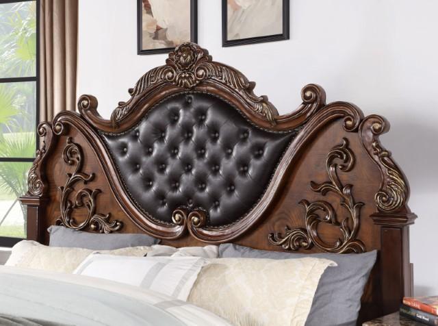 ESPARANZA Queen Bed, Brown Cherry