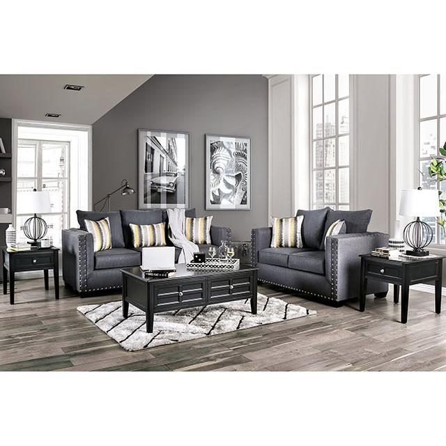 Inkom Slate Love Seat