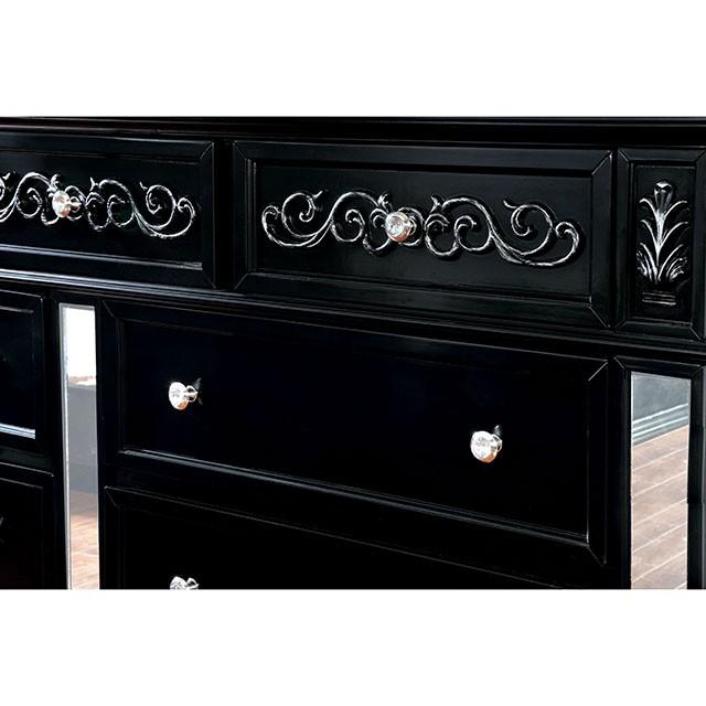 Azha Black Dresser