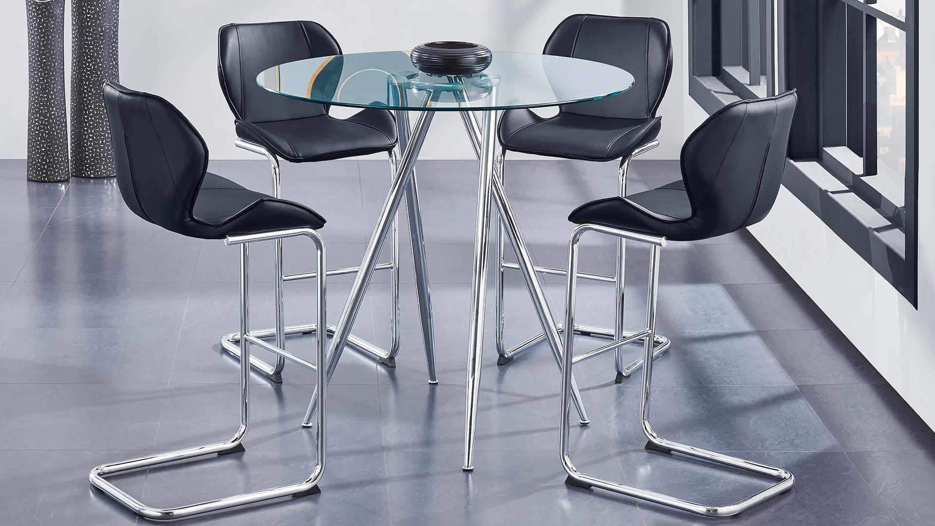 5 Piece Dining Room Set (D1503BT + D1446BS -BL)