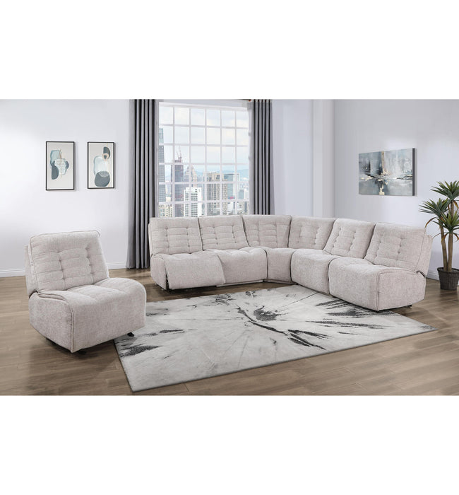 BUILD IT YOUR WAY U6066 CREAM 3 POWER SOFA