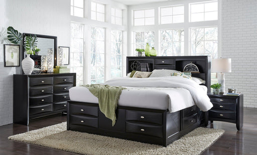 Linda Black Queen 5-Piece Bedroom Set image