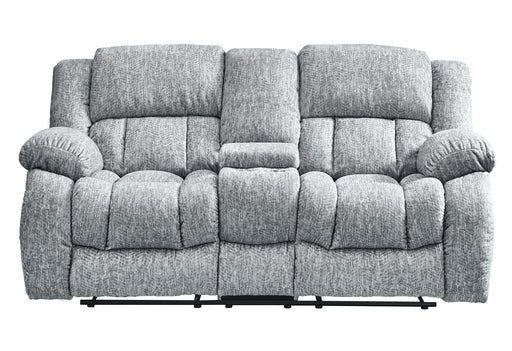 U250 GREY CONSOLE RECLINING LOVESEAT image