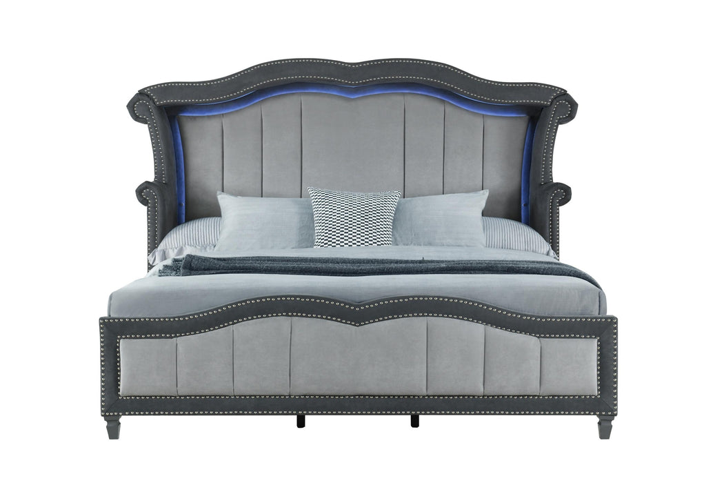 VANNA DARK GREY KING BED