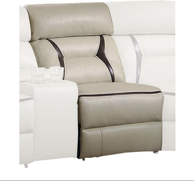 Amite 7pc Sectional Sofa in Beige - Dinettes Plus Furniture