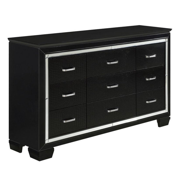 Homelegance Allura Dresser in Black 1916BK-5