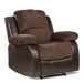 Granley Reclining Chair in Chocolate 9700FCP-1 - Dinettes Plus Furniture