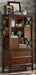 Frazier Bookcase in Brown Cherry 1649-18 - Dinettes Plus Furniture