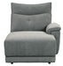 Tesoro Right Side Chaise in Dark Gray 9509DG-5R - Dinettes Plus Furniture