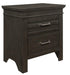 Blaire Farm Nightstand in Saddle Brown Wood 1675-4 - Dinettes Plus Furniture
