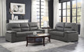 Michigan Loveseat in Dark Gray 9407DG-2 - Dinettes Plus Furniture