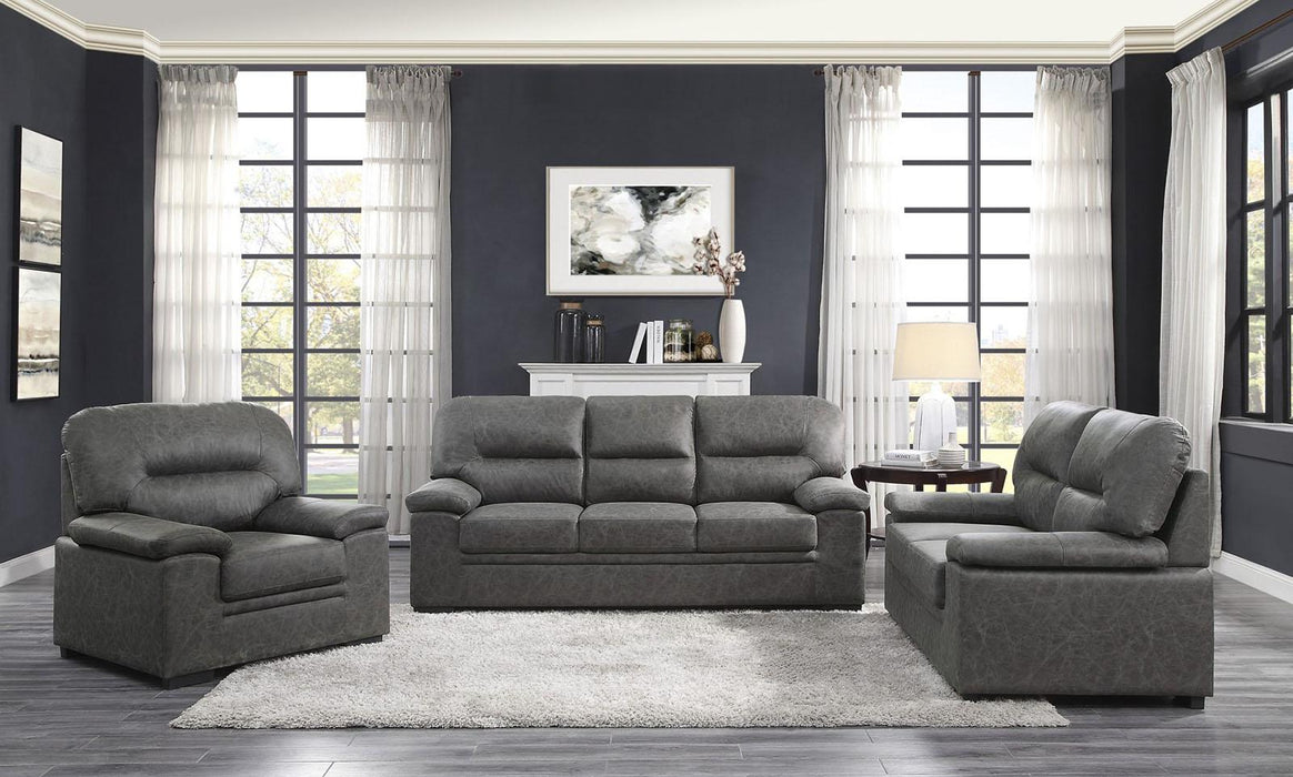 Michigan Sofa in Dark Gray 9407DG-3 - Dinettes Plus Furniture