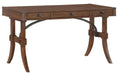 Frazier Writing Desk in Brown Cherry 1649-16 - Dinettes Plus Furniture