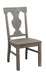 Toulon Side Chair in Dark Pewter (Set of 2) - Dinettes Plus Furniture