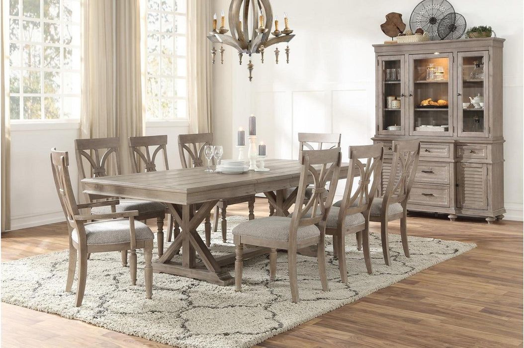 Cardano Dining Table in Light Brown 1689BR-96* - Dinettes Plus Furniture