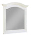 Meghan Mirror in White 2058WH-6 - Dinettes Plus Furniture