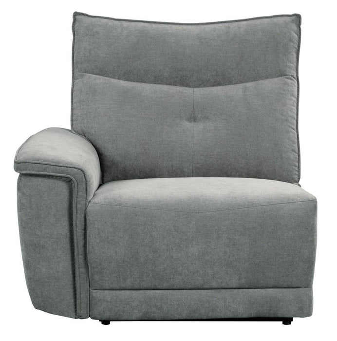 Tesoro Power Left Side Reclining Chair in Dark Gray 9509DG-LRPWH - Dinettes Plus Furniture