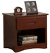 Rowe 1 Drawer Night Stand in Dark Cherry B2013DC-4 - Dinettes Plus Furniture
