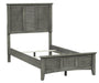 Garcia Full Panel Bed in Gray 2046F-1 - Dinettes Plus Furniture