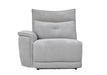 Tesoro 6pc Sectional w/ Right Chaise in Mist Gray - Dinettes Plus Furniture