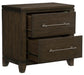 Griggs Nightstand in Dark Brown 1669-4 - Dinettes Plus Furniture
